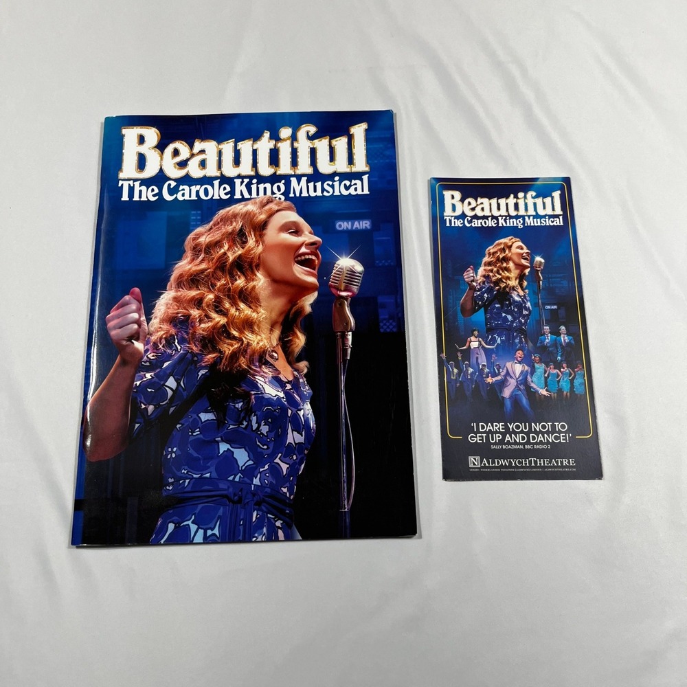 Beautiful The Carole King Musical Program London Aldwych Theatre Souvenir Set